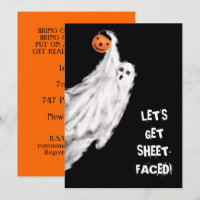 Adult Halloween Party Invitations