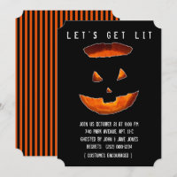 Adult Halloween Party Invitations