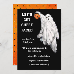 Adult Halloween Party Invitations