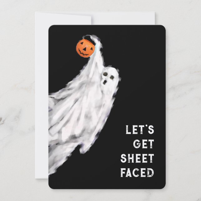 Adult Halloween Party Invitations (Front)