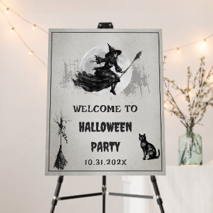 Adult Halloween Party Vintage Gothic Witch Foam Board