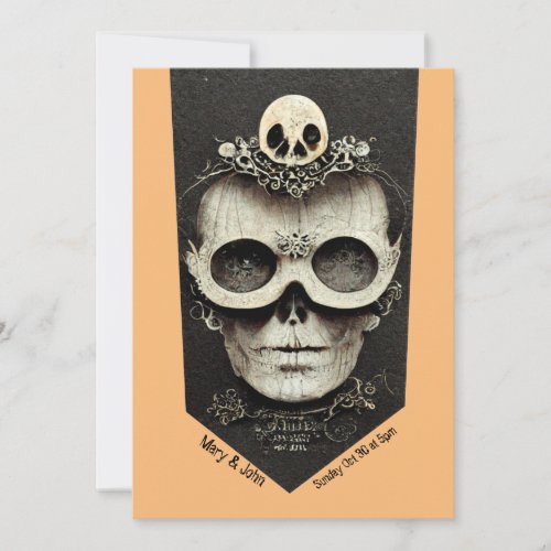 Adult Halloween Party Vintage SteamPunk Invitation