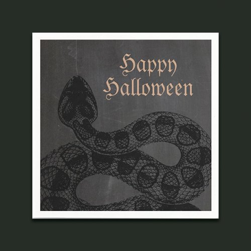 Adult Halloween Serpent Snake Napkins