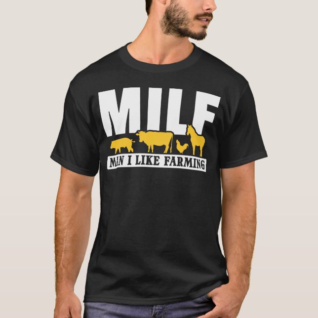 Adult Humor Local Farmer Joke T-Shirt (Front)
