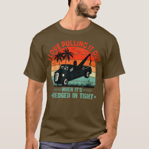 Adult Humor Retro Style Tow Truck Camel Towing Gif T-Shirt