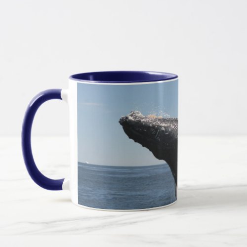 Adult Humpback Whale Breaching Mug