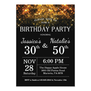 joint birthday invitations zazzle