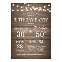 Joint Birthday Invitations Zazzle Joint Birthday Invitations Zazzle