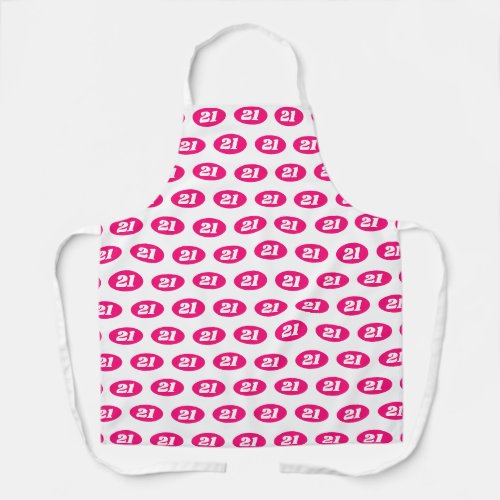 Adult kitchen apron gift for 21st Birthday party