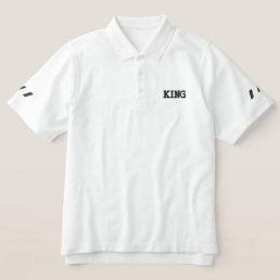 Adult L Size with Style Men&#39;s Polo KING T-Shirts