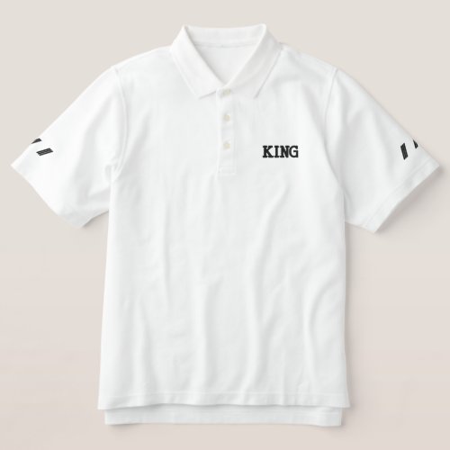 Adult L Size with Style Mens Polo KING T_Shirts