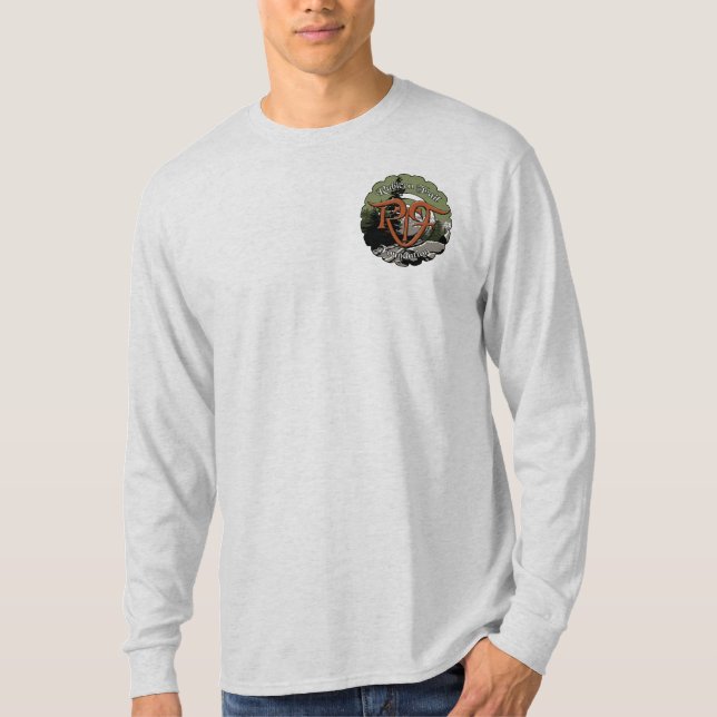 Adult Long Sleeve Raglan RFT Logo T-Shirt (Front)