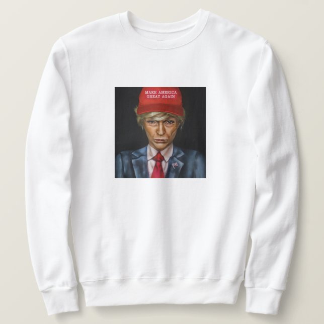Adult MAGA Crew Neck Sweatshirt (Design Front)