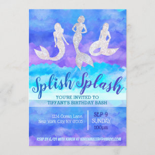 Adult Mermaid Invitations