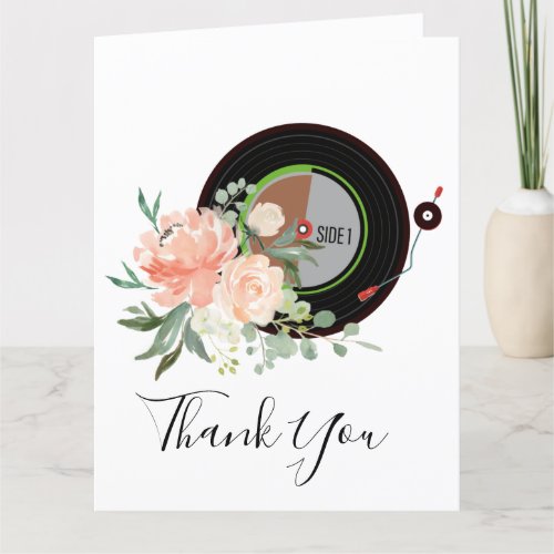 adult music thank you card