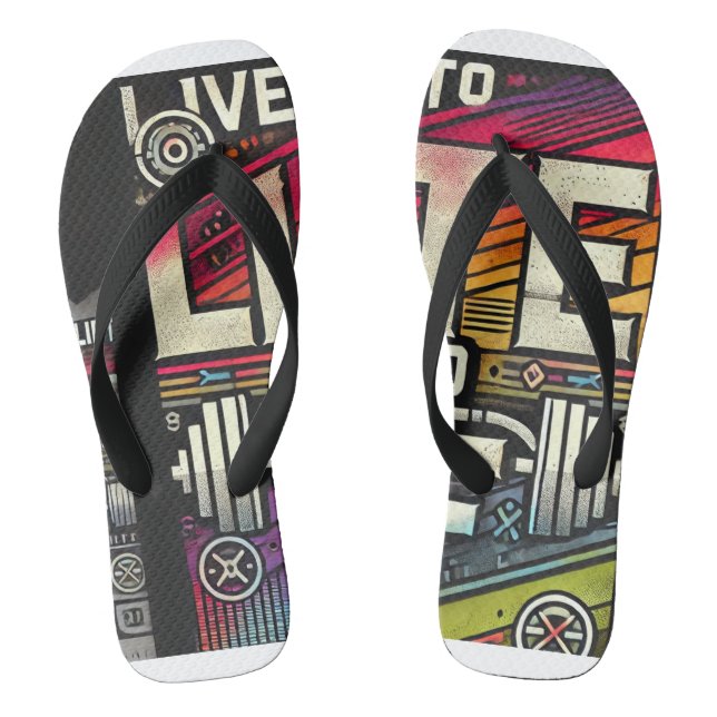 Adult Pair of Flip Flop,  sleeper Flops (Footbed)