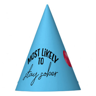 Adult Party Hats, Sober Party Hat