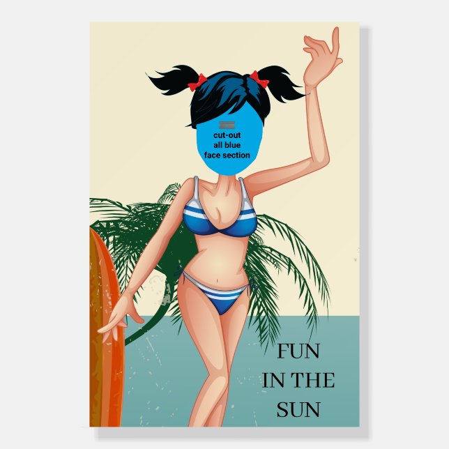 Adult Party Sturdy Photo Booth Cut-out Backdrop Foam Board (Front)