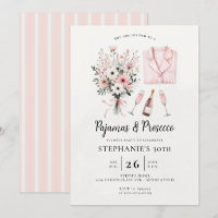 Adult PJ Sleepover Pajamas Prosecco 30th Birthday