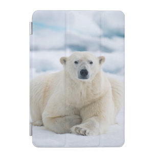 Adult polar bear on the summer pack ice iPad mini cover