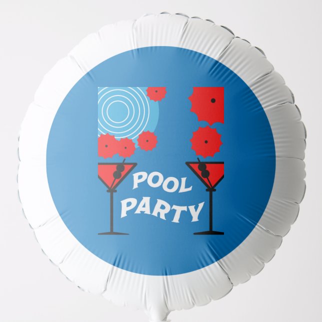 Adult Pool Parties  Balloon (Front)