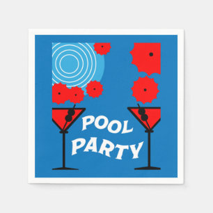 Adult Pool Parties Napkins