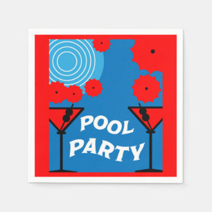 Adult Pool Parties   Napkins