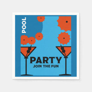 Adult Pool Parties  Napkins