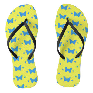 Adult Slim Straps with Flag of Bady Bassit Flip Flops