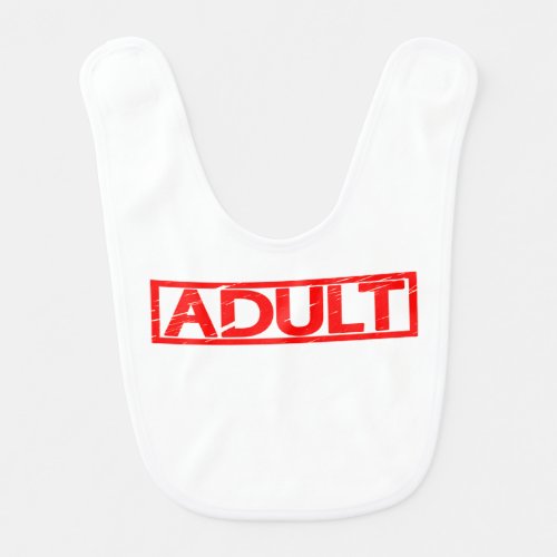 Adult Stamp Bib