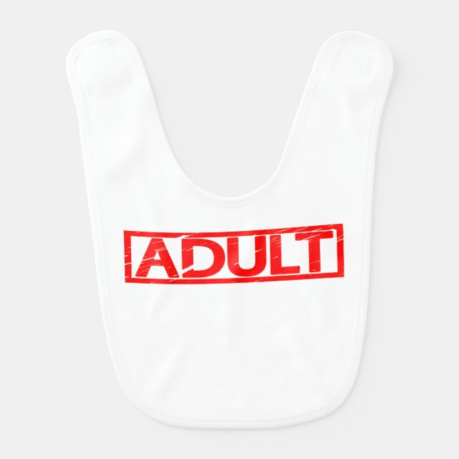 Adult Stamp Bib (Front)