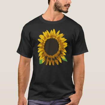 Adult Sunflower Shirt by ChordsAndStrings at Zazzle
