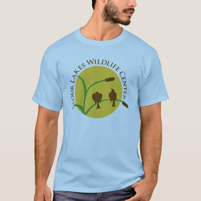 Adult t-shirt - Light Blue (Front)