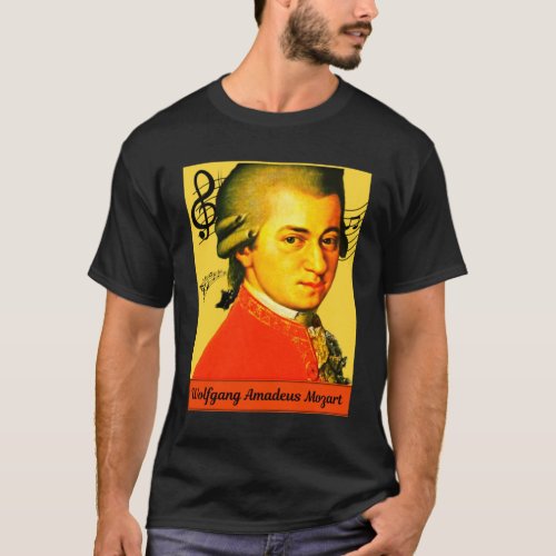 Adult T_Shirt Wolfgang Amadeus Mozart