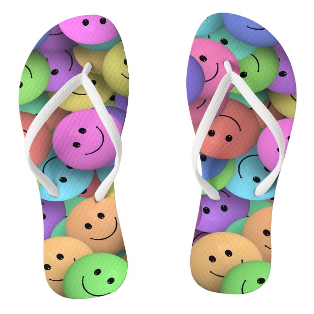 Adult, Thin Strap Flip Flops (Footbed)