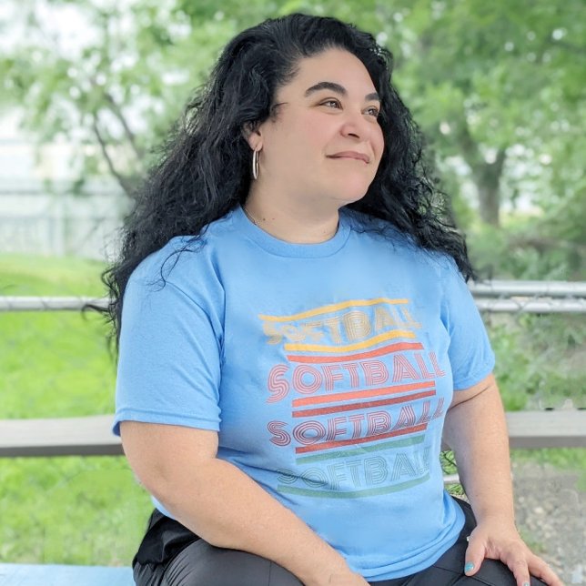 ADULT UNISEX Retro Softball T-Shirts (Creator Uploaded)