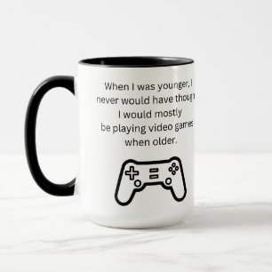 Adult video games player Mug