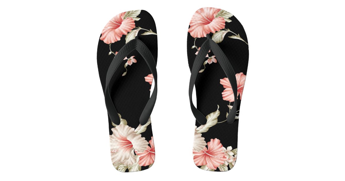 Adult, Wide Strap Flip Flops/Lillies Flip Flops | Zazzle