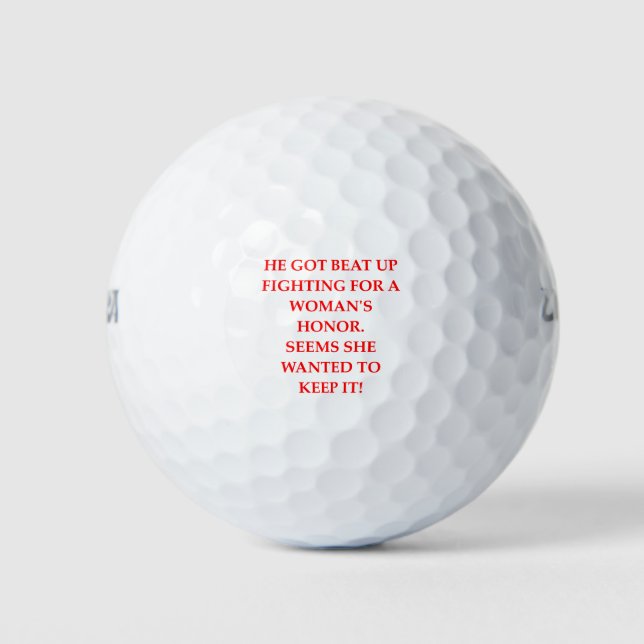 adultery golf balls (Front)