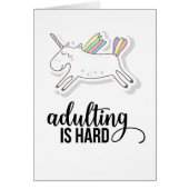 Adulting is Hard Funny (Front)