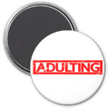Adulting Stamp Magnet