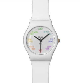 Adulting Sucks Rainbow Fashion Wrist Watch