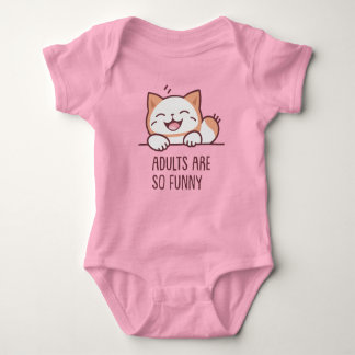 Adults are so funny baby bodysuit