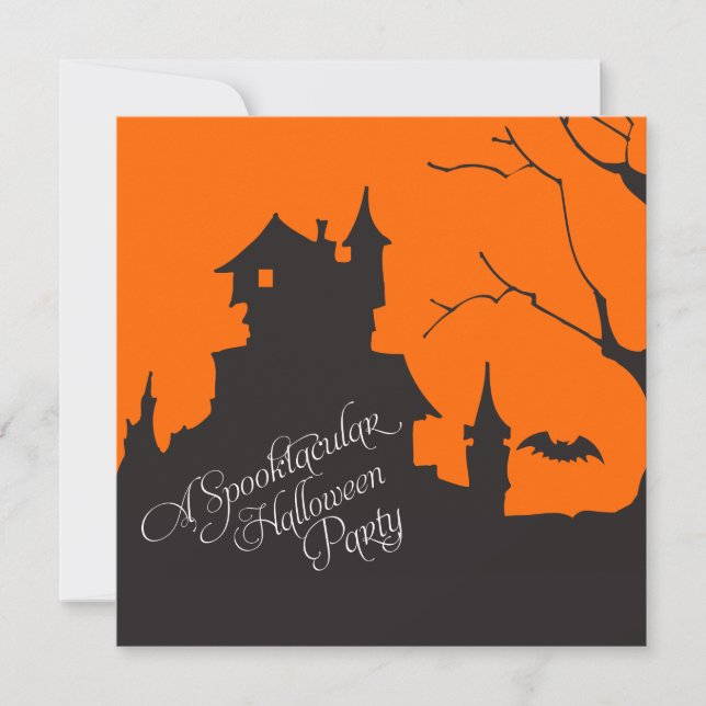 Adult's Halloween Costume Party Invitation (Front)