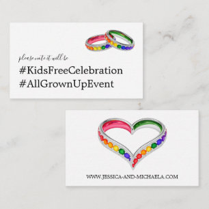 Adults Only LGBTQ+ 🌈 Intertwined in Pride Enclosure Card