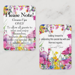 Adults only🌻💗🌹 Meadow Blooms Collection  card