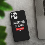 Aduting Is Hard - Unsubscribe | Customizable Quote iPhone 13 Case<br><div class="desc">Adulting is hard - UNSUBSCRIBE. A fun quote iPhone case for those who have had enough of their adult responsibilities for the day. The text is fully customizable. Personalize your case with a unique message.</div>