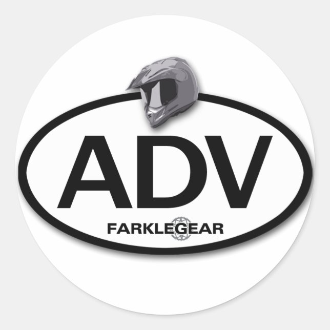 ADV Sticker! Classic Round Sticker (Front)