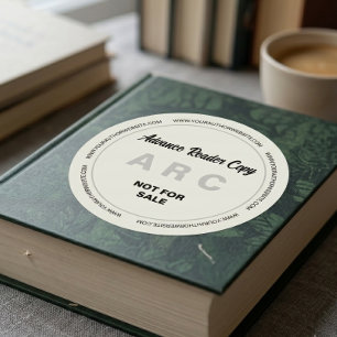 Advance Reader Copy ARC Not for Sale Round Book Classic Round Sticker