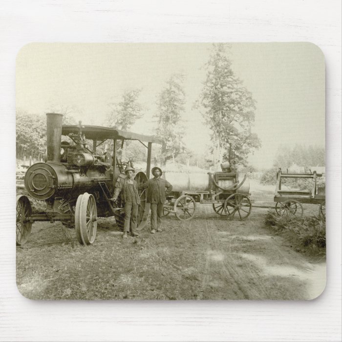 Advance Thresher Co. Traction Engine Mousepad